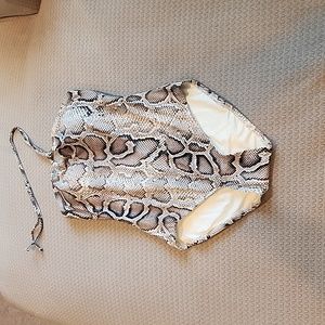 NWT MICHAEL KORS Snake Print Swimsuit